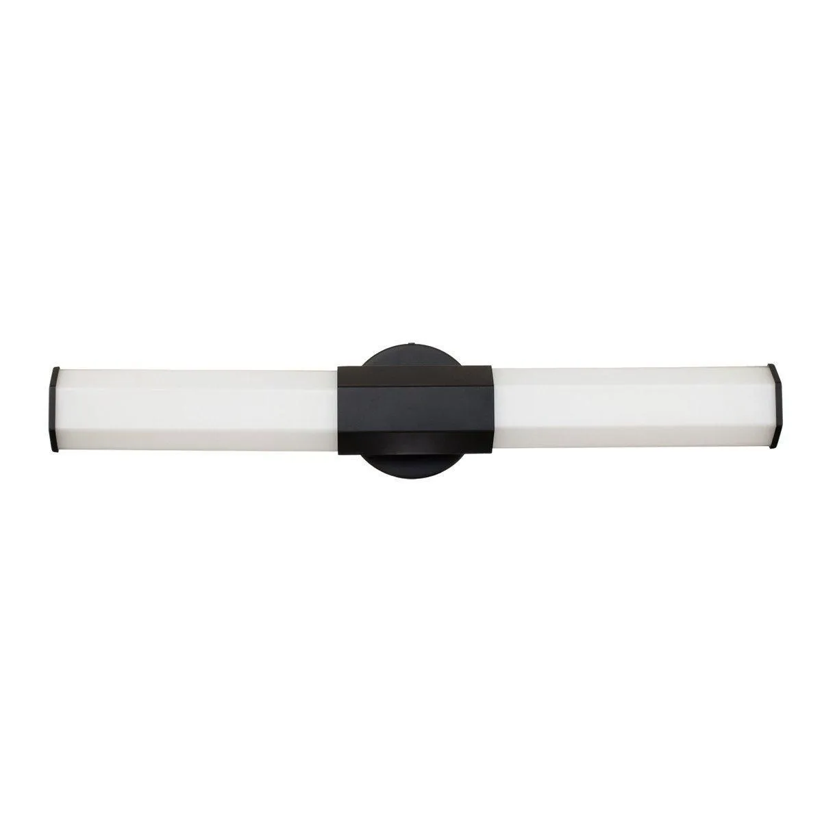 Netlighting Hinkley Facet Integrated LED Bathroom Wall Lamp Matte Black 3000K IP44