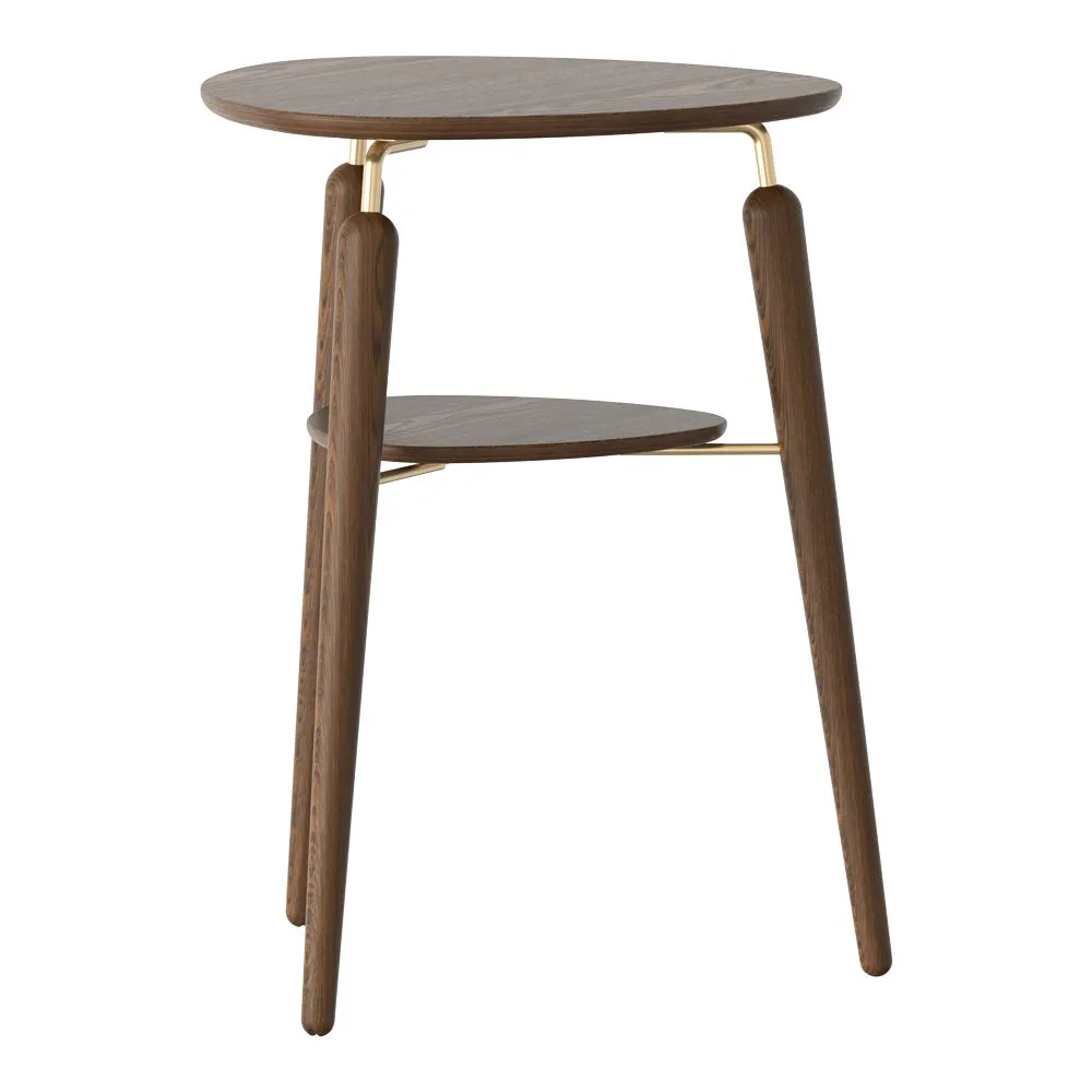 Umage My Spot Side Table in Dark Oak & Brass 2