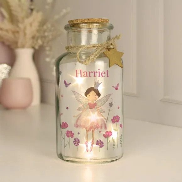Personalised Fairy Princess LED Light Up Jar 3