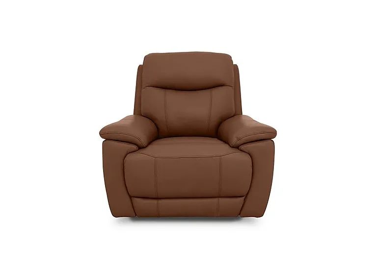 Sloane Leather Power Recliner Chair with Power Headrest - Butterscotch