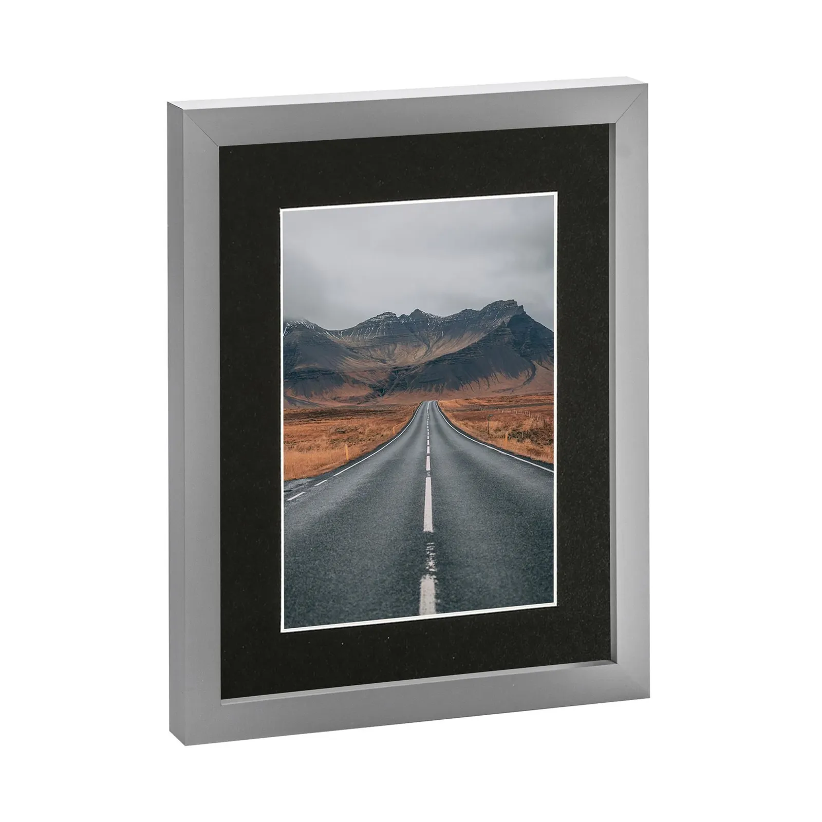 Nicola Spring Photo Frame with 5" x 7" Mount - 8" x 10" - White Mount in Grey