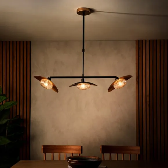 Delano 3 Light Diner Ceiling Light 2