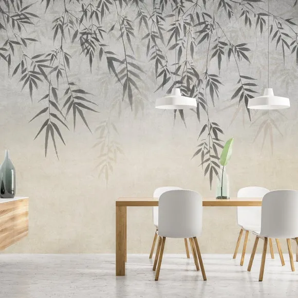 Ombre Leaf Wall Mural 2