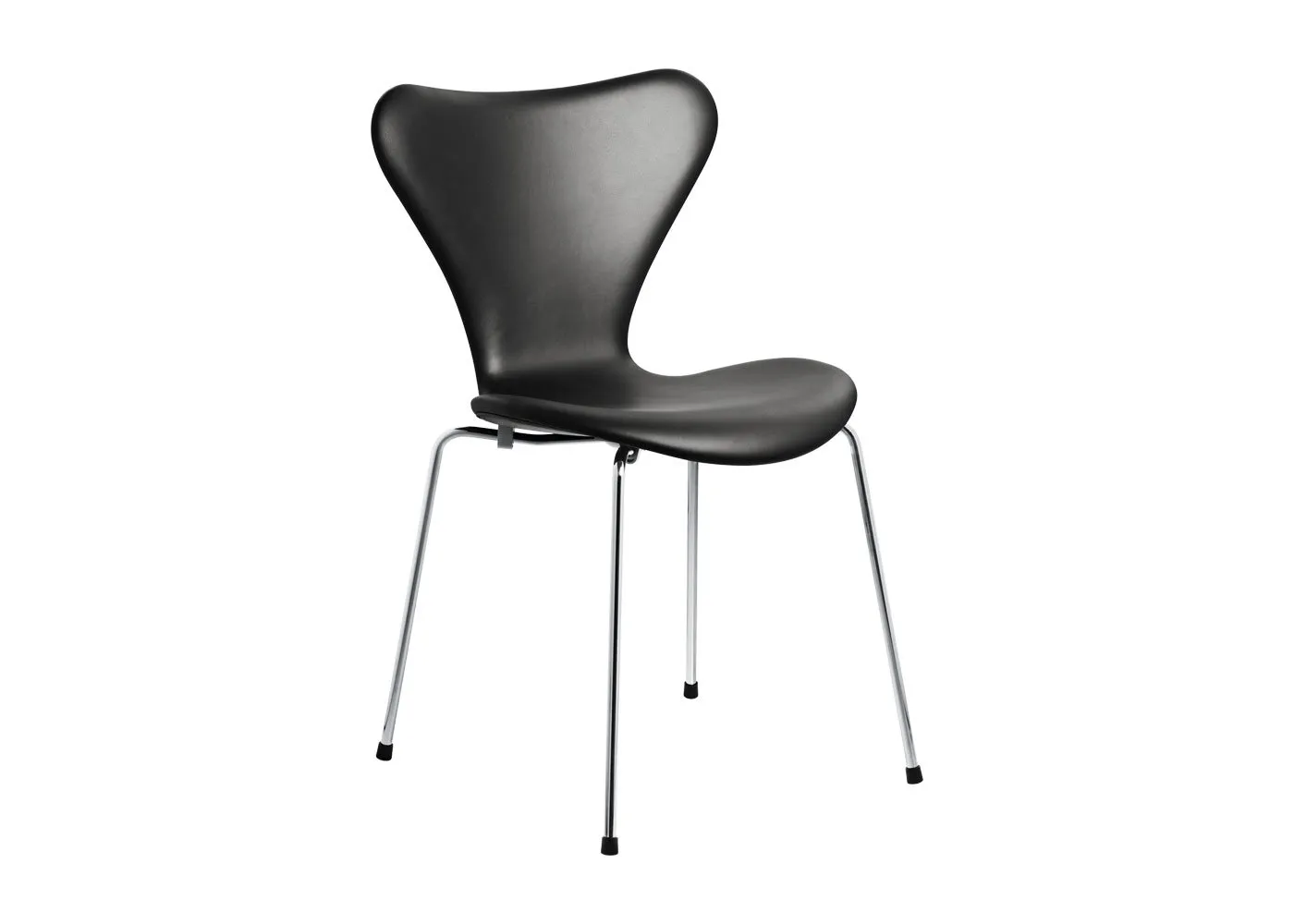 Fritz Hansen Series 7 Chair Grace Leather Black