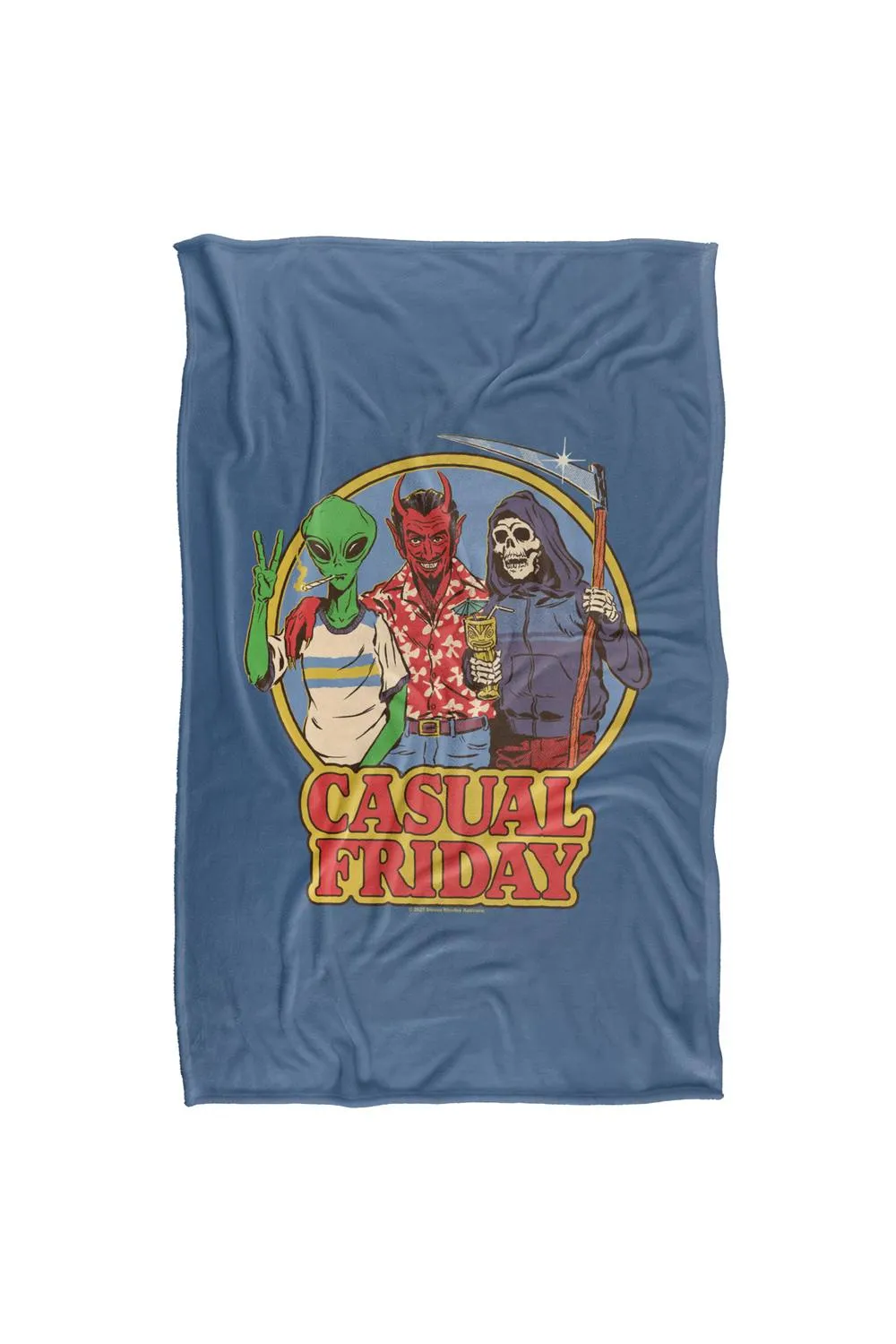 Steven Rhodes Casual Friday Silky Touch Super Soft Throw Blanket