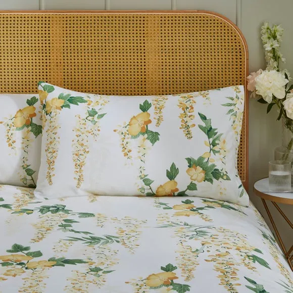 Hidcote Peonies Polycotton Duvet Cover & Pillowcase Set 4