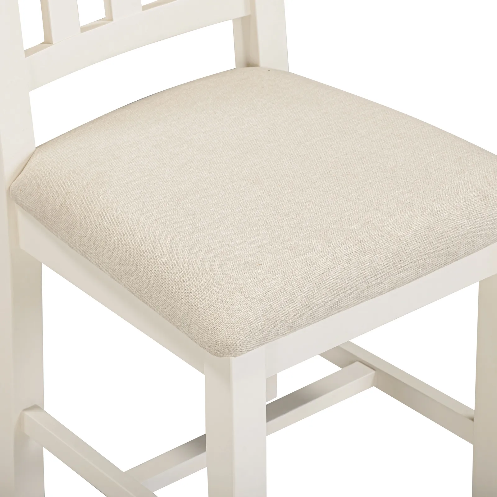 Seconique Windsor Slatted Chair (Box of 2) in Ivory 6