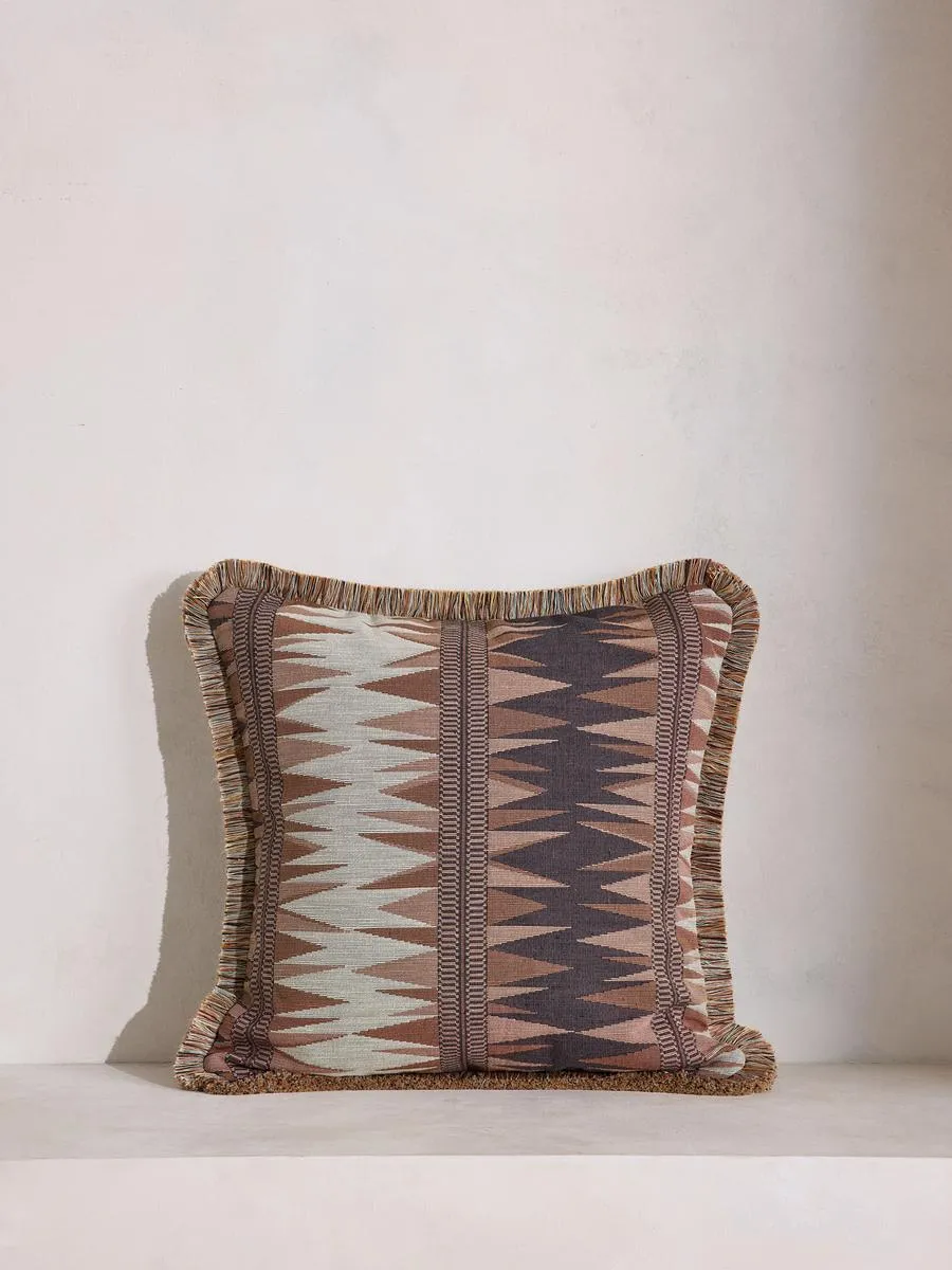 Irving Square Cushion, Rust