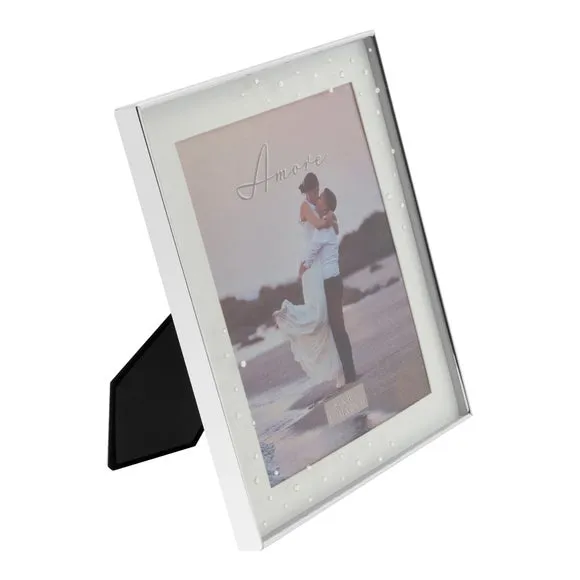 Amore Silver Plated Crystal Box Photo Frame 2