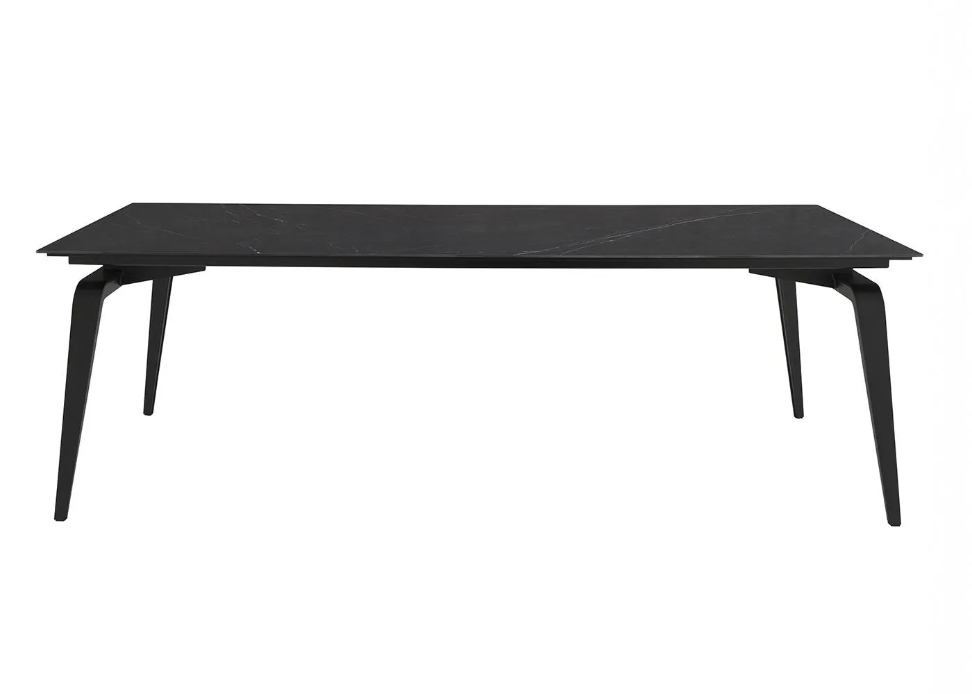 Ligne Roset Odessa Rectangular Dining Table Marquinia Black Legs 240 x 98cm 1
