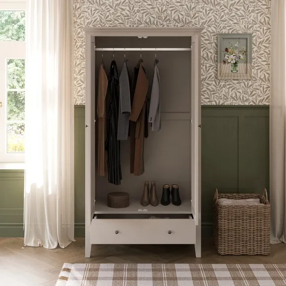 Lynton Petal Cut Out Double Wardrobe 2