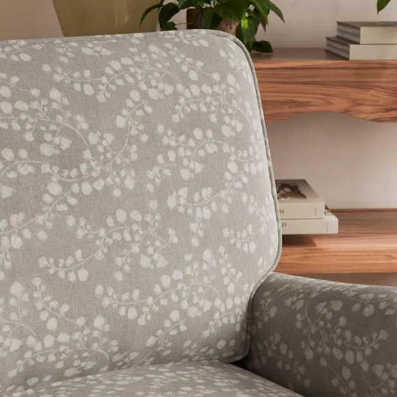 Beatrice II Woodville Floral Snuggle Chair 4