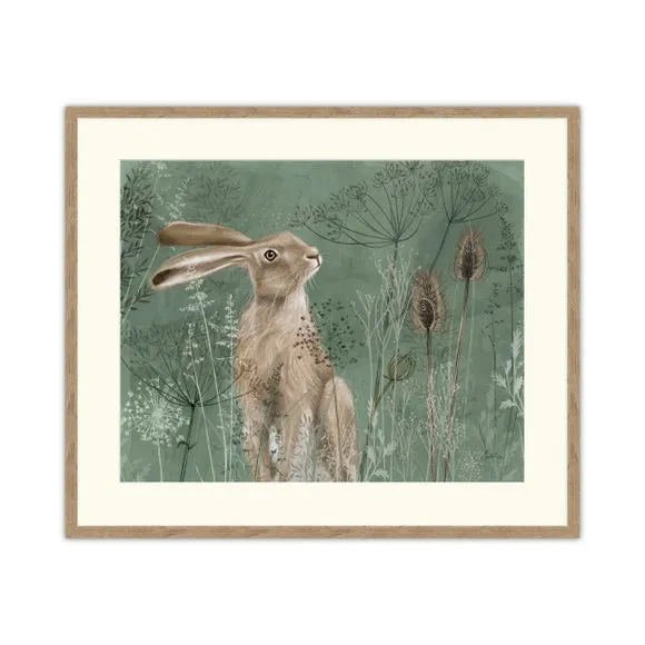 Artko Meadow Hare Framed Print 3