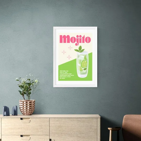 East End Prints Mojito Cocktail Print by Luxe Poster Co 1