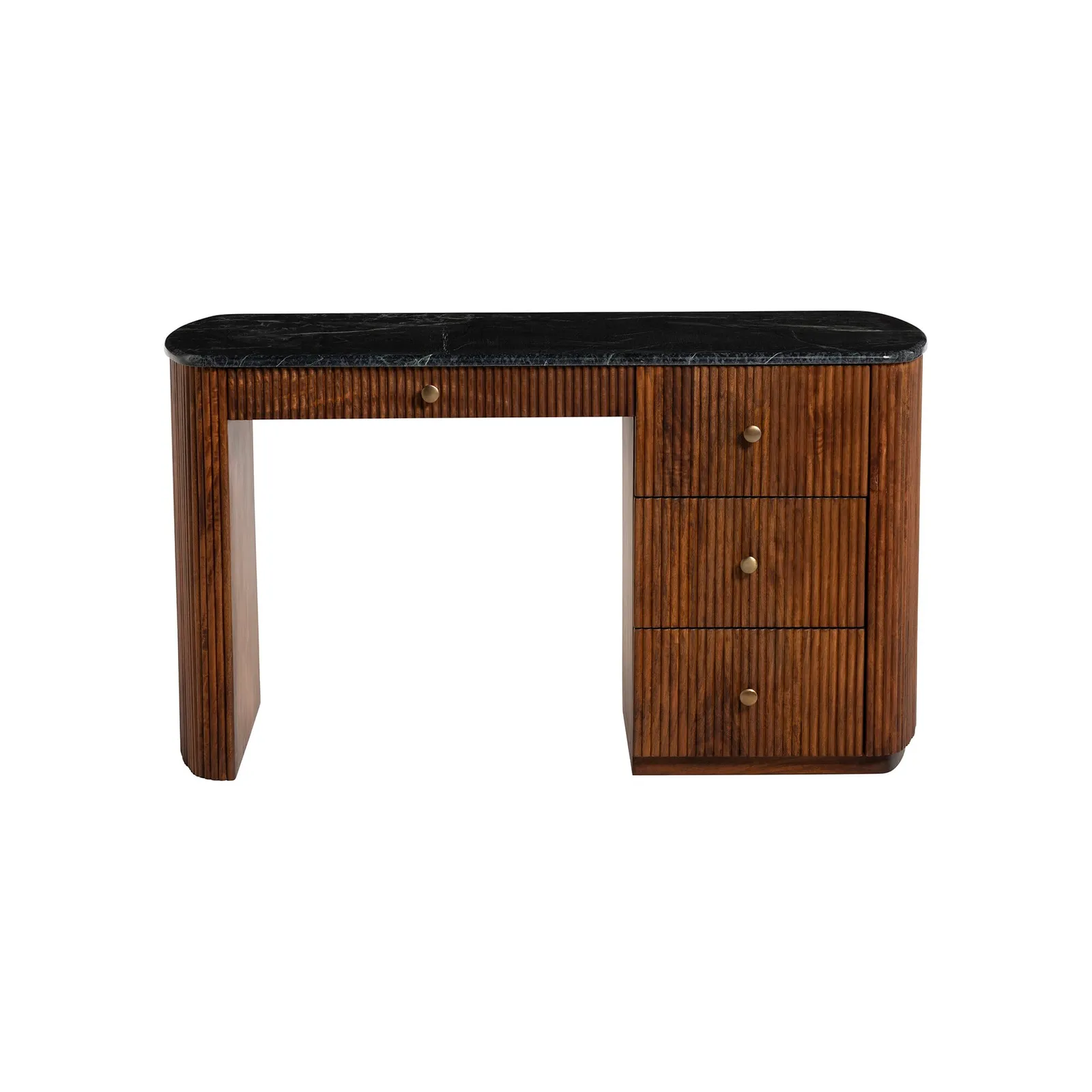 Tigris Desk With Additional Drawer, Mango Wood | Barker & Stonehouse 3