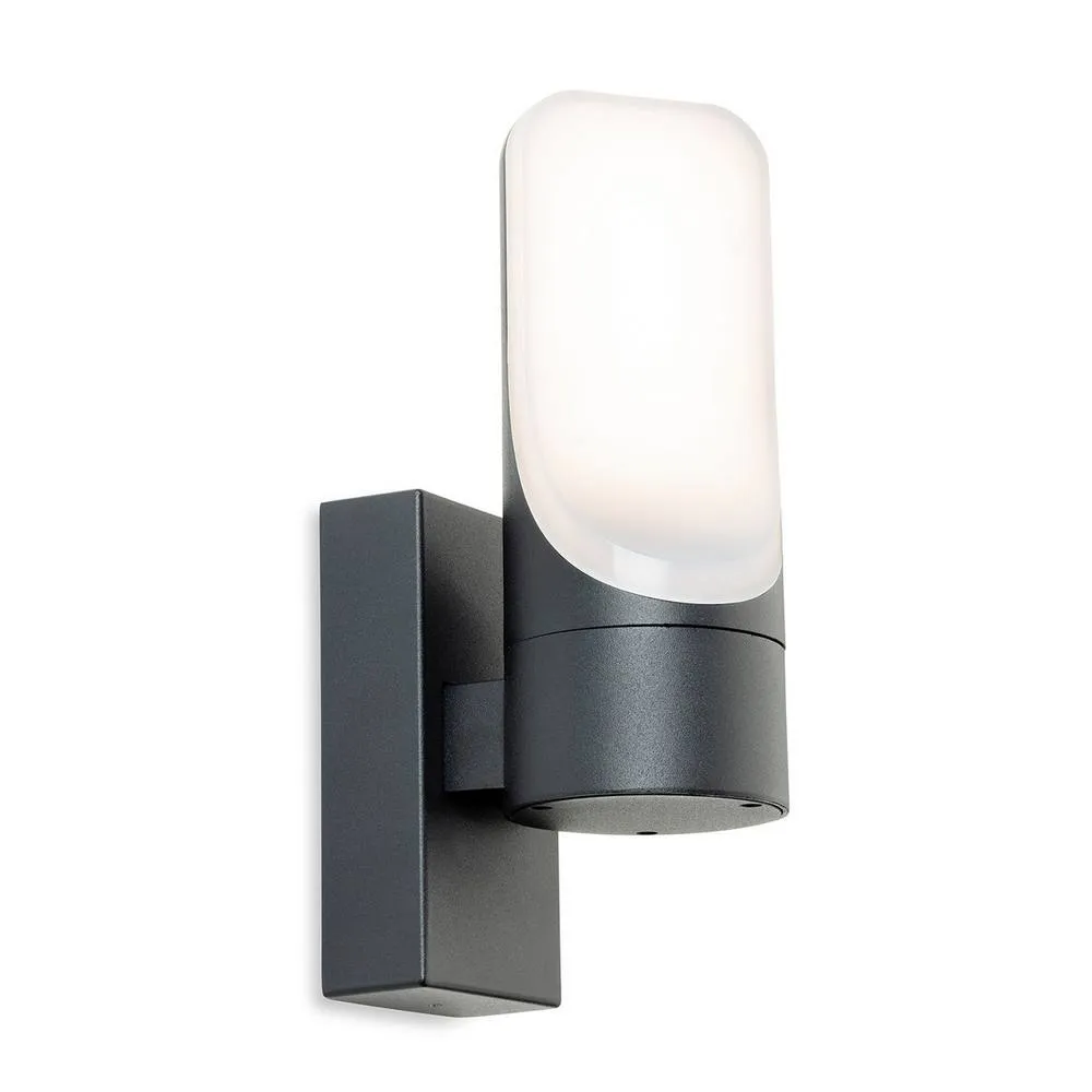 Netlighting Eve LED Wall Light Graphite with Opal Diffuser IP54 in Grey 2