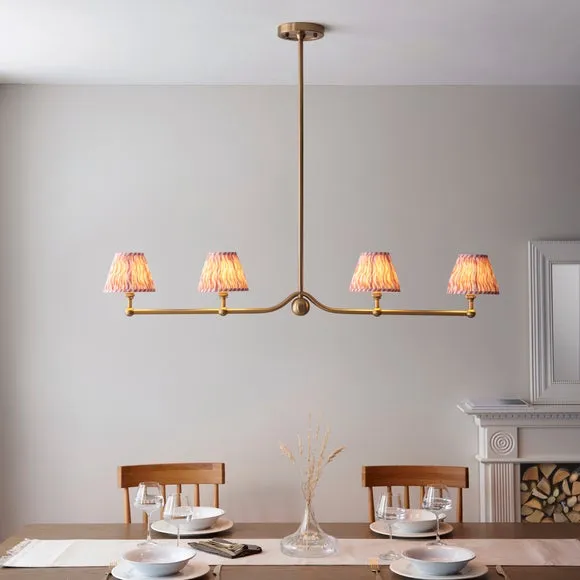 Vogue Javier 4 Light Adjustable Diner Ceiling Light 1