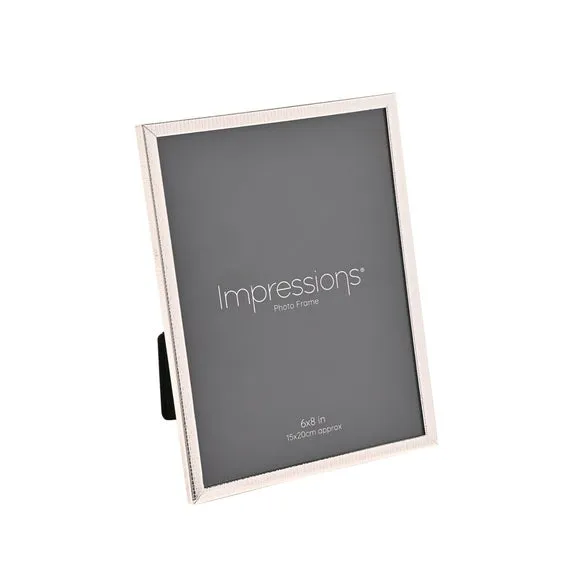 Impressions Silver Plated Thin Crackled Photo Frame 1