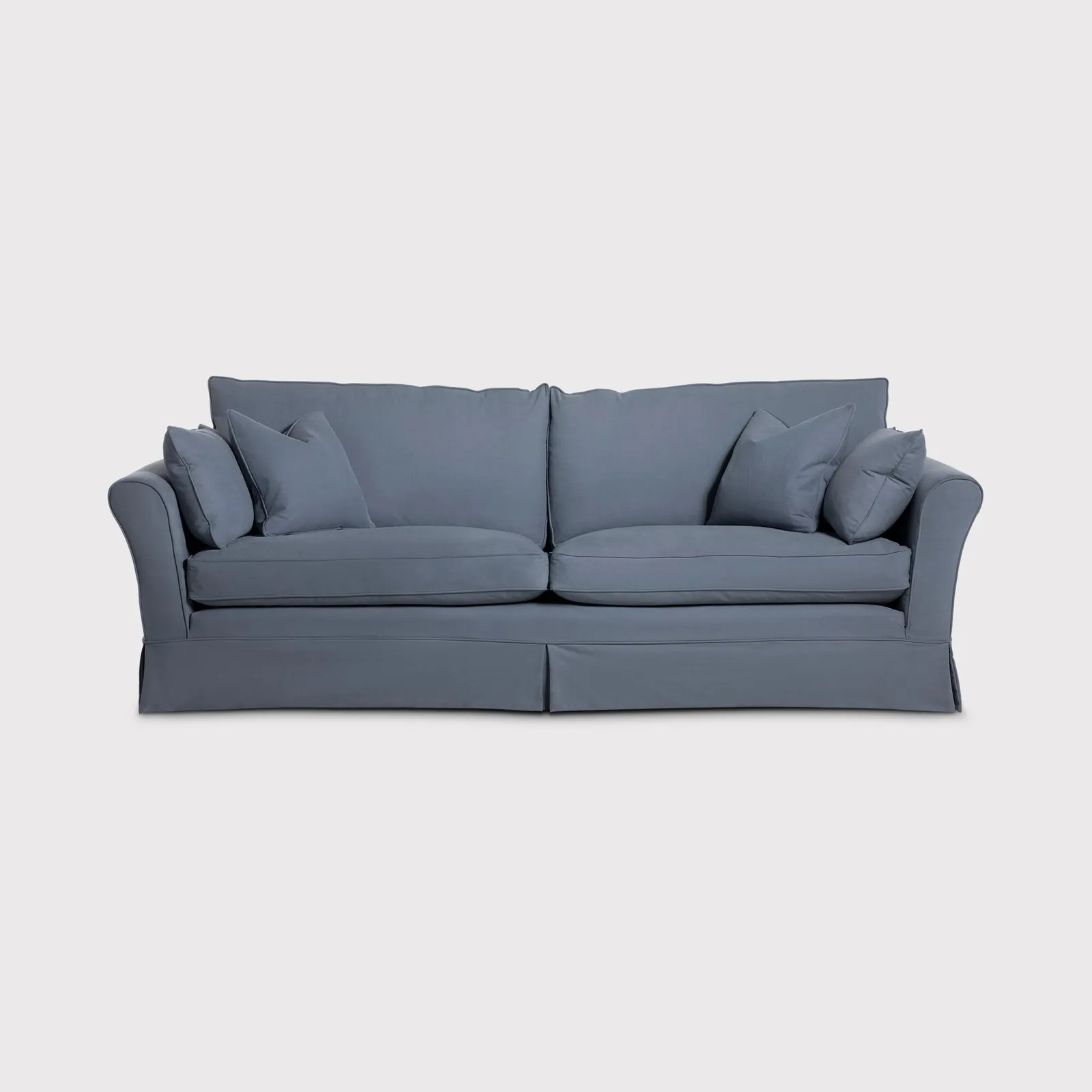 Berkeley Extra Large Sofa, Blue Fabric | Barker & Stonehouse