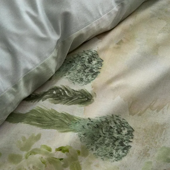 Soiree Hidden Garden 100% Cotton Duvet Cover & Pillowcase Set 2