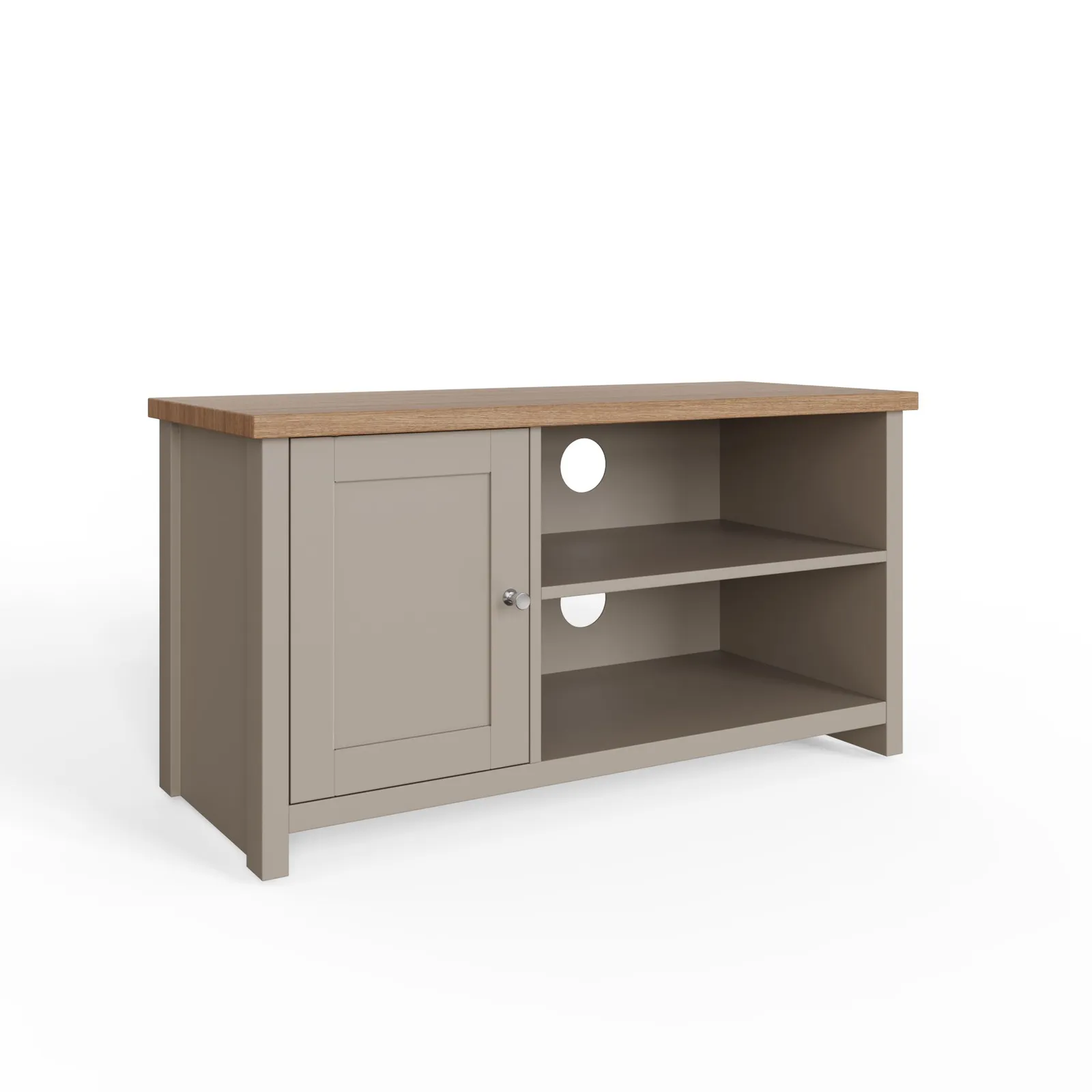 GFW Lancaster Small TV Cabinet in Grey 4
