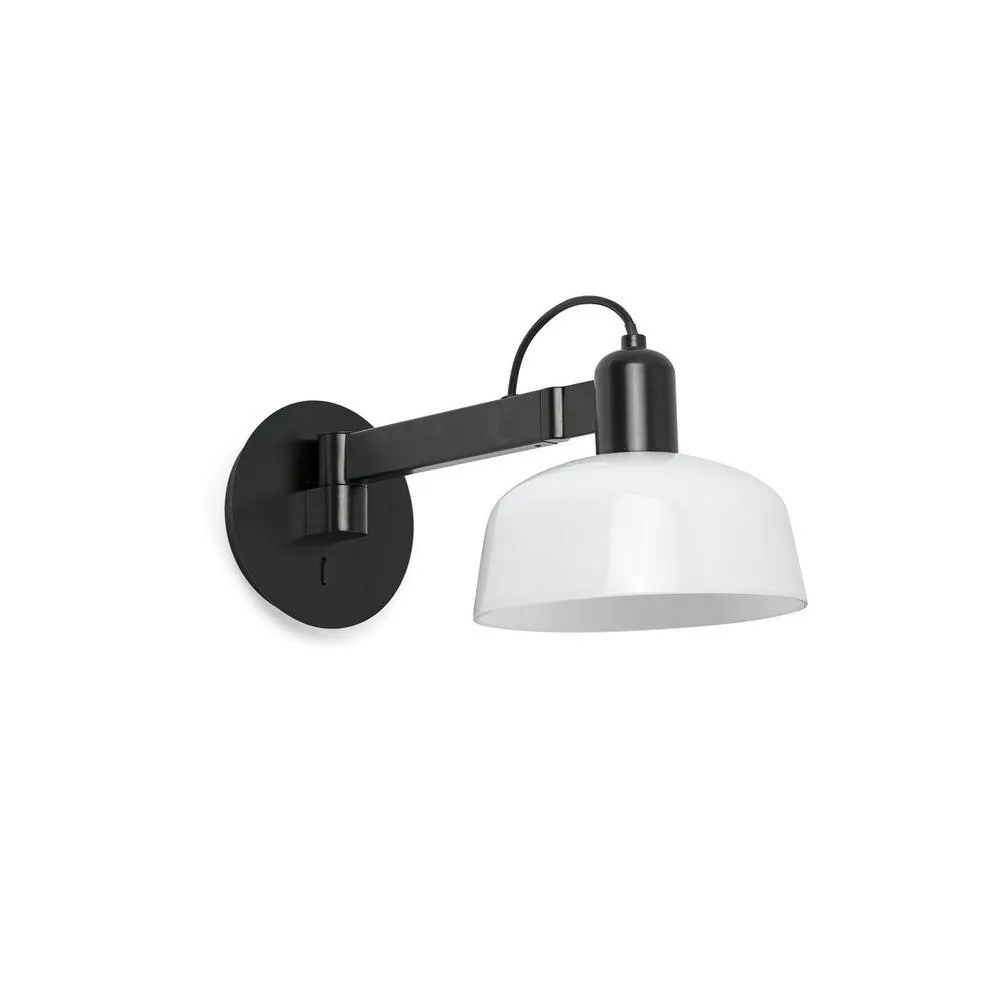 Netlighting Tatawin Dome Wall Lamp Opal in White