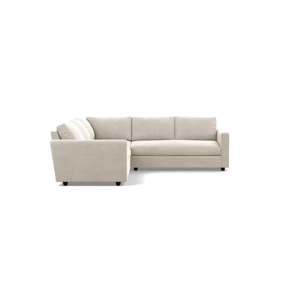 Heal's Nimbus II Large Corner Sofa Linen Hessian