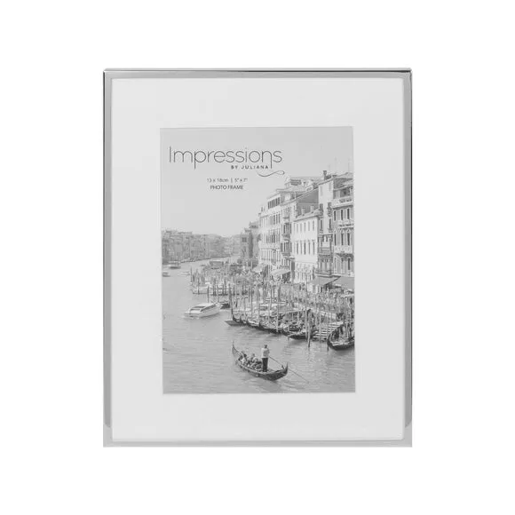 Impressions Silver Plated Metal Photo Frame 1