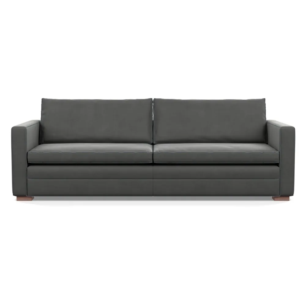 Heal's Palermo 5 Seater Sofa Nobilis Velvet Dolphin Walnut Feet 1