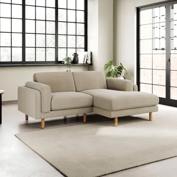 Newton Basket Weave Corner Chaise Sofa