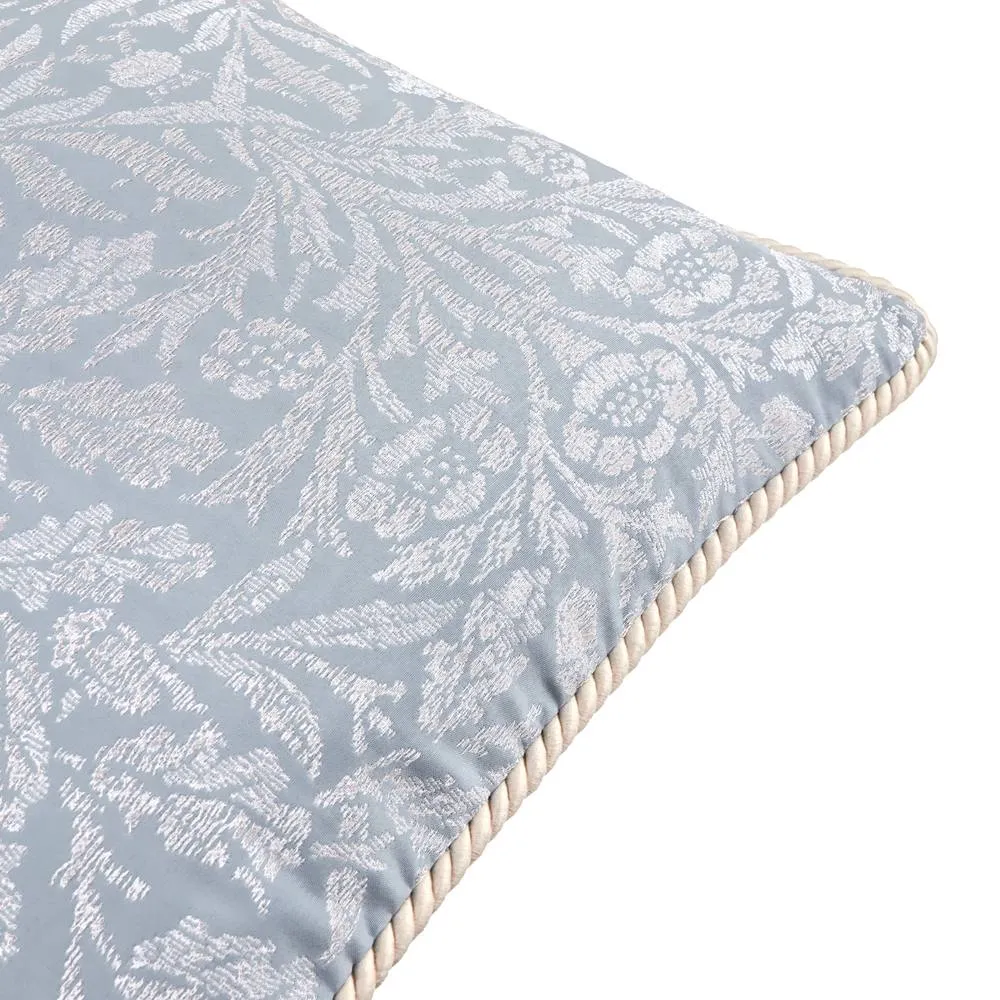 Morris & Co Acorn Tonal Jacquard Cushion in Baby Blue 3