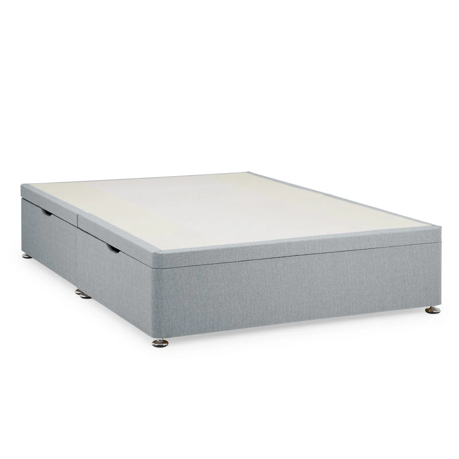 Dunelm Classic Linen Divan Base Ottoman Duck Egg (Blue)