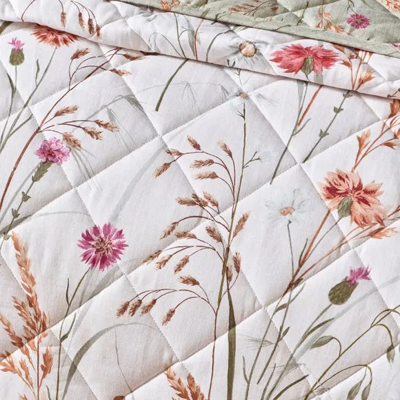 Catherine Lansfield Grasmere Brushed Floral Bedspread 2