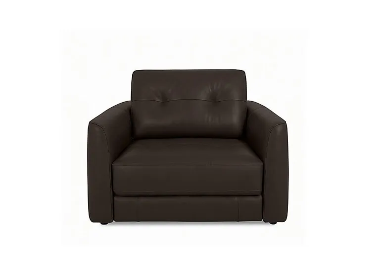 Drift Leather Power Glider Armchair - Dark Chocolate - Sofas and Armchairs - In Time for Christmas