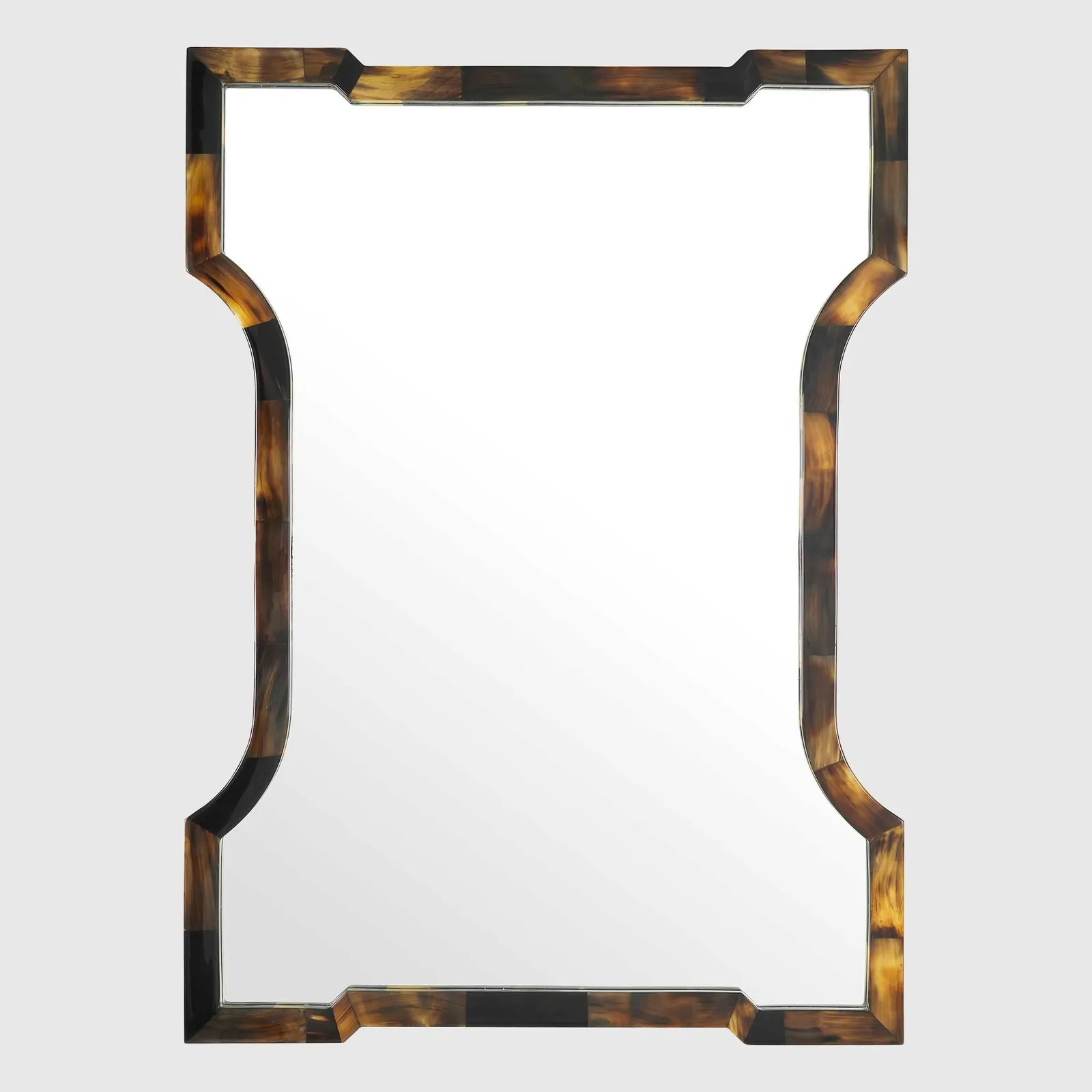 Eichholtz Mirror Scalamance 130X94X3, Square, Brown | Barker & Stonehouse