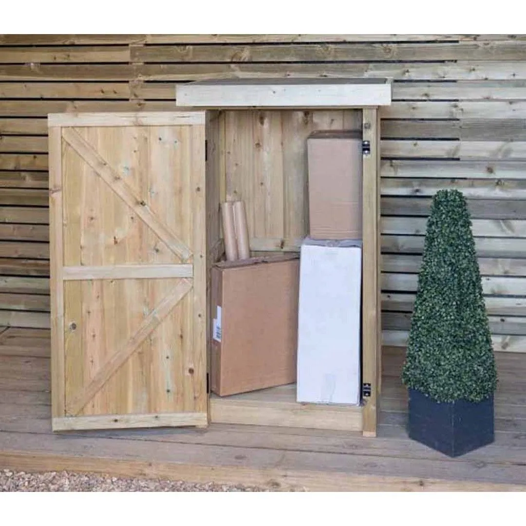 Buttercup Farm Pendle Parcel Store Large - Timber - L47 x W68 x H121 cm in Brown 2