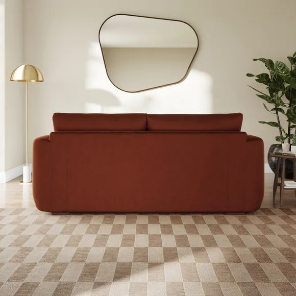 Luca Matte Soft Velvet Reversible Corner Chaise Sofa 3