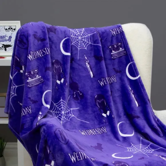 Wednesday Destined Fleece Blanket 2