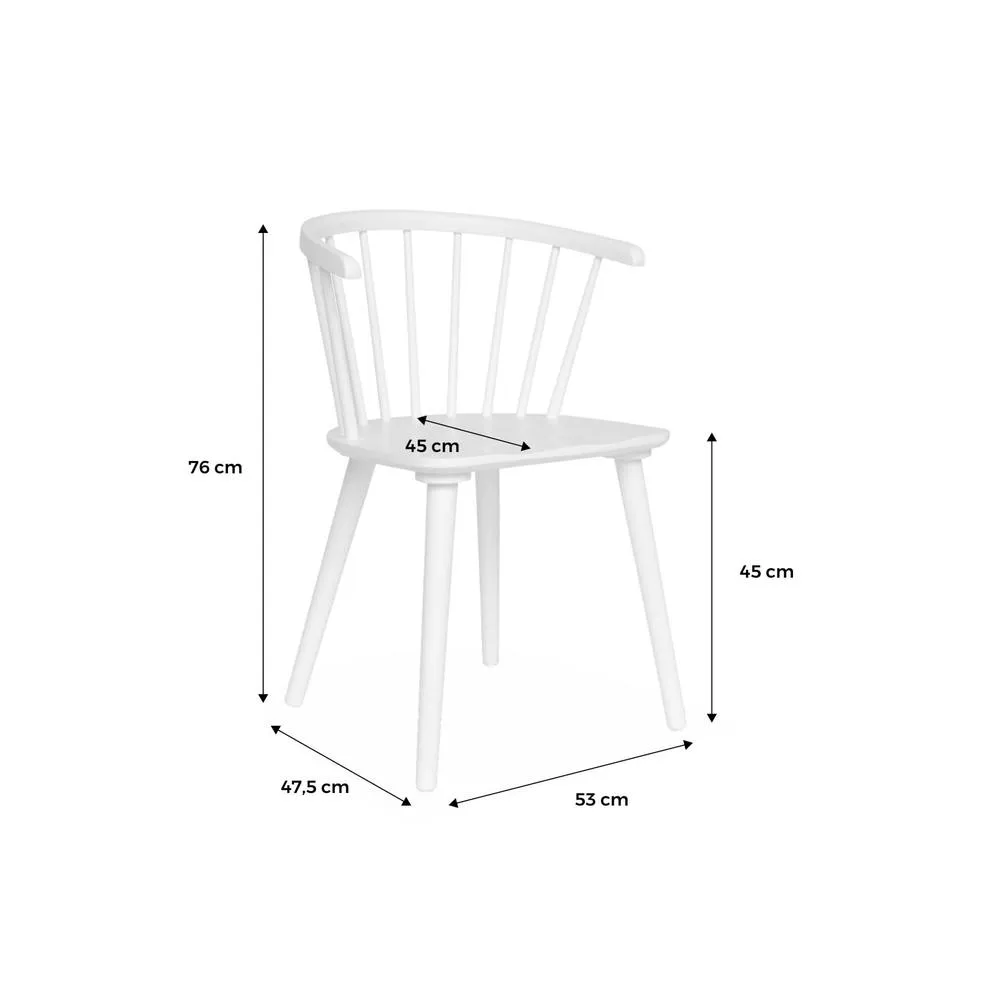 sweeek Set of 4 wooden & plywood chairs in Dark Brown 5