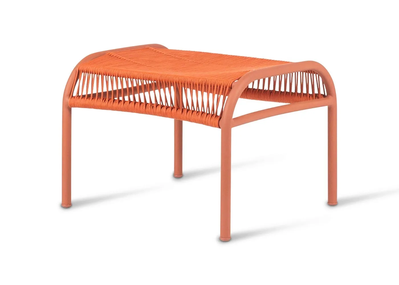 Vincent Sheppard Loop Outdoor Footrest Terracotta 1