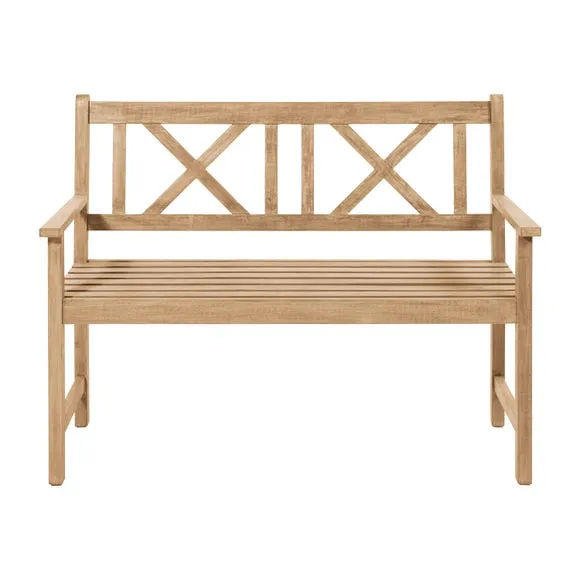 Cambridge 2 Seater Acacia Wood Bench 2