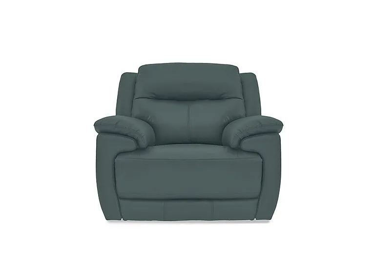 Touch Leather Armchair - BV Lake Green