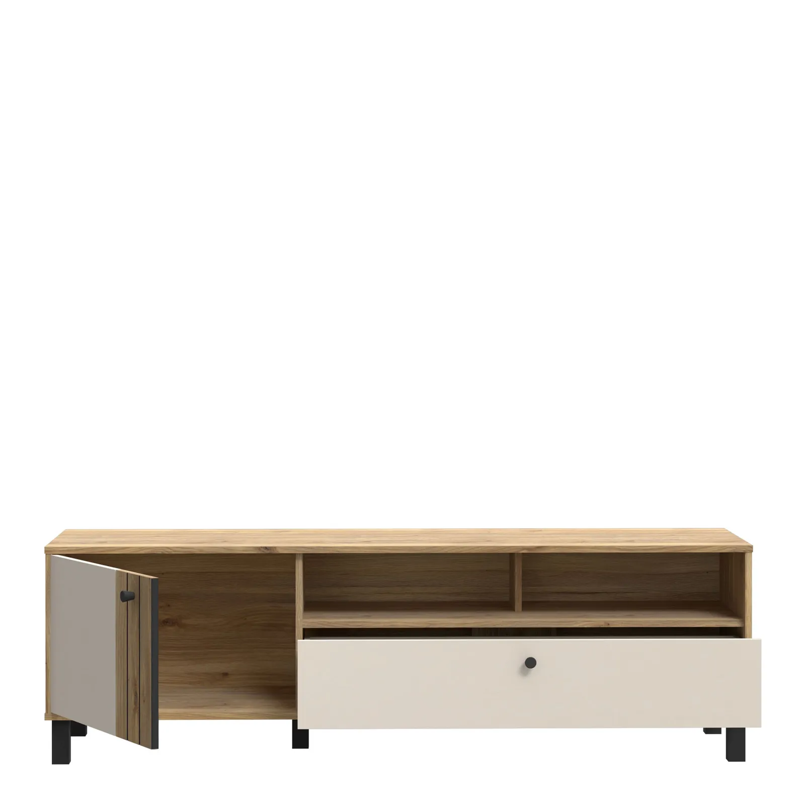 Furniture To Go Grafton TV Unit n Cream & Oak 4