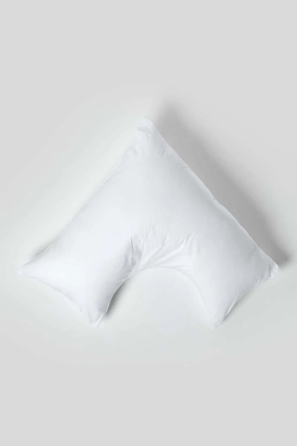 Homescapes Egyptian Cotton V Shaped Pillowcase 200 TC in White 1