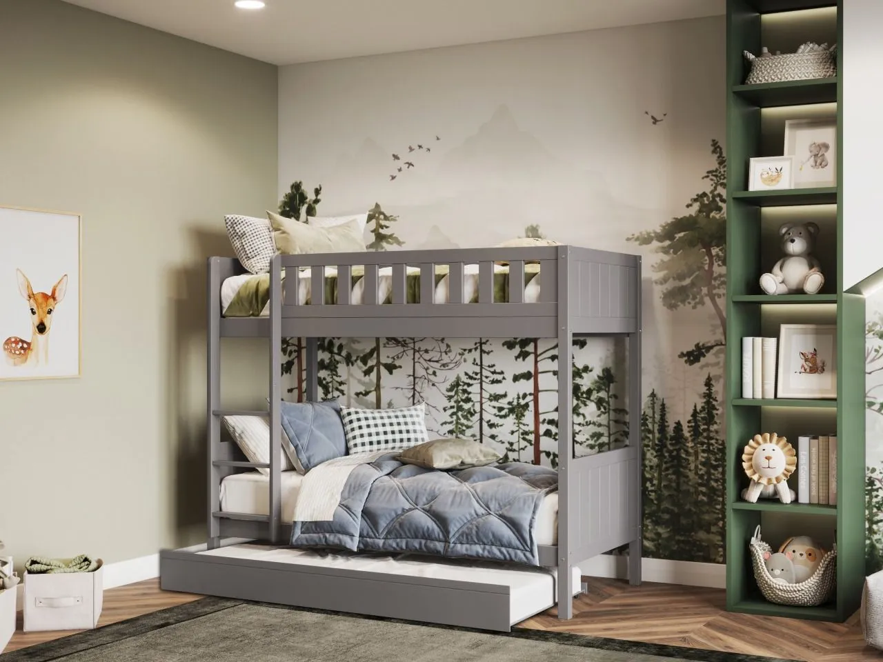 Flair Bea Shorty Bunk Bed in Grey 5