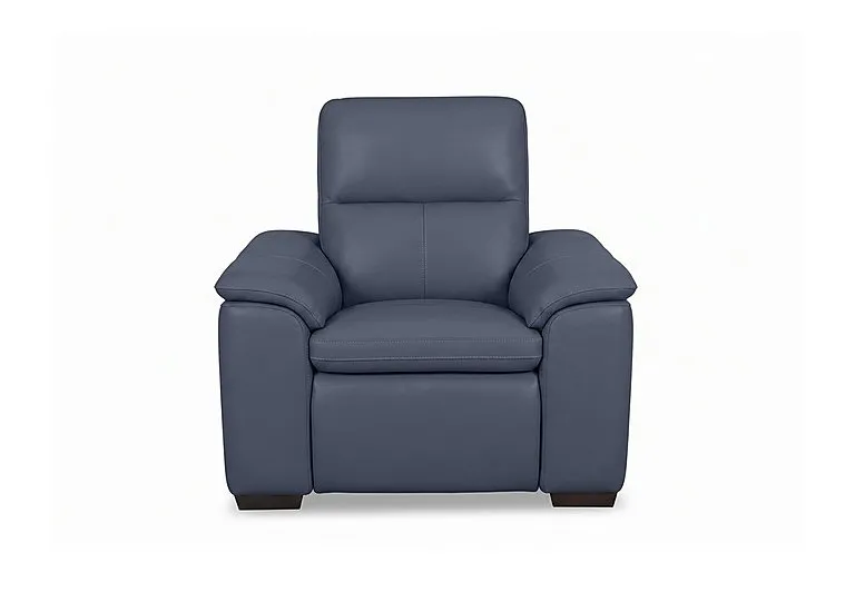 Relax Leather Power Recliner Armchair with Power Headrest - Sofas and Armchairs - In Time for Christmas