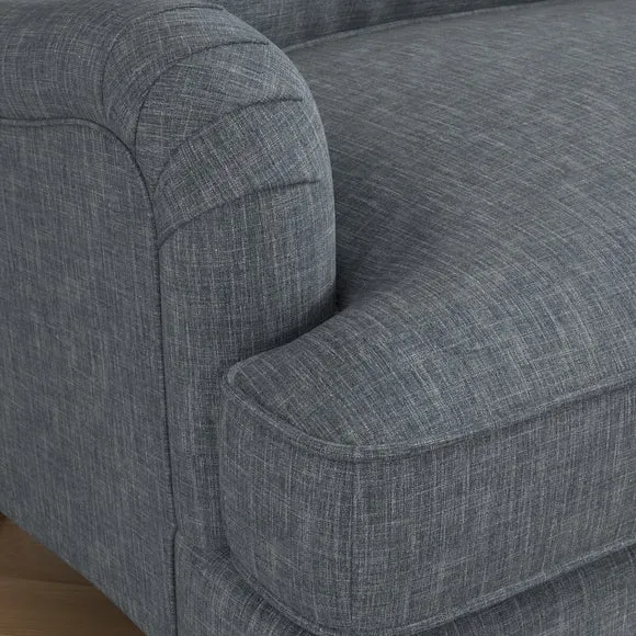 Beatrice II Faux Linen Snuggle Chair 3