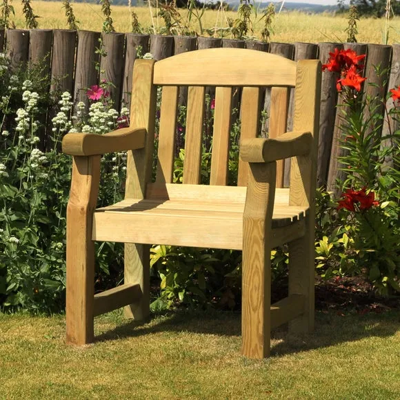 Emily Wooden Garden Chair 2