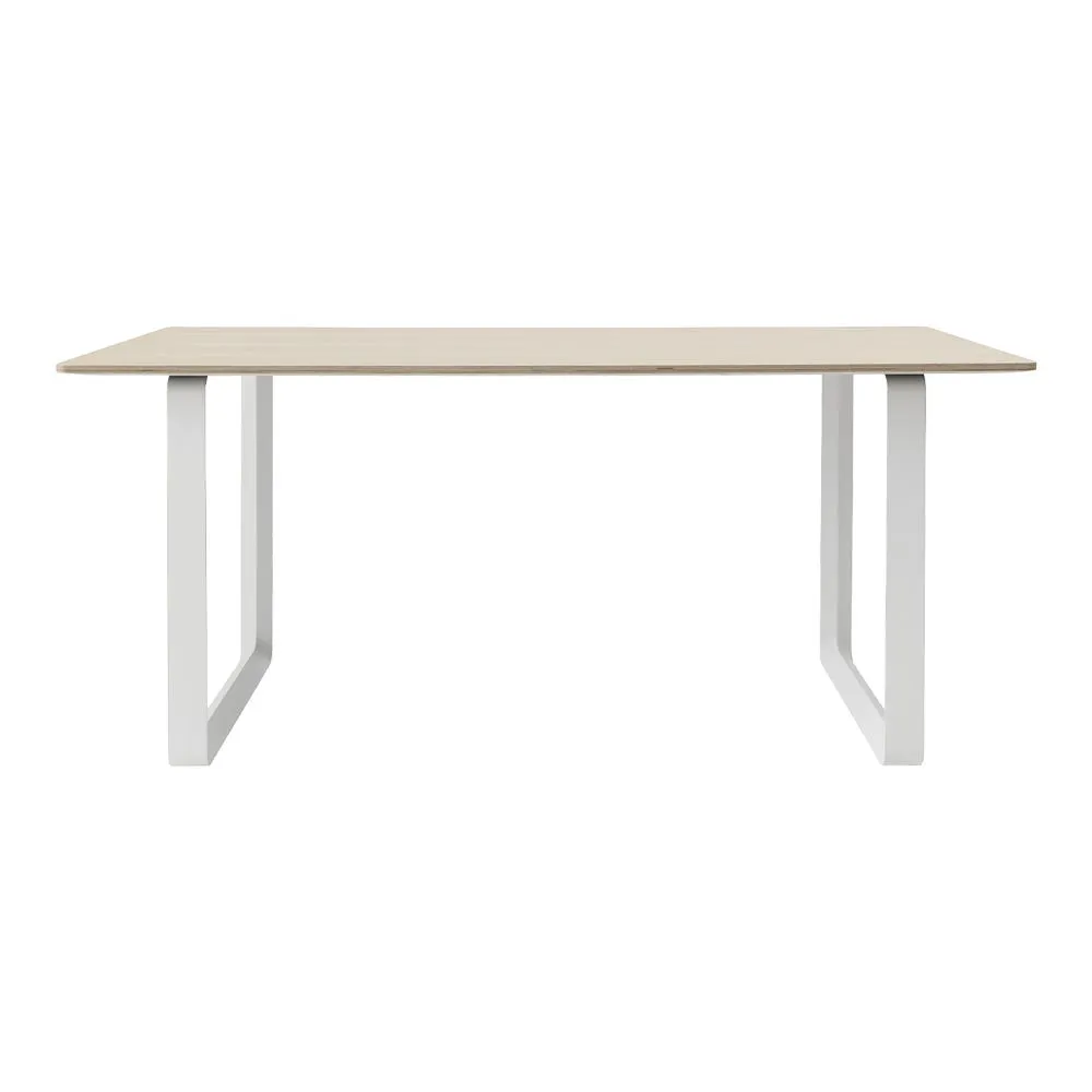Muuto 70/70 Table 170 x 85cm in Oak with White Legs 2