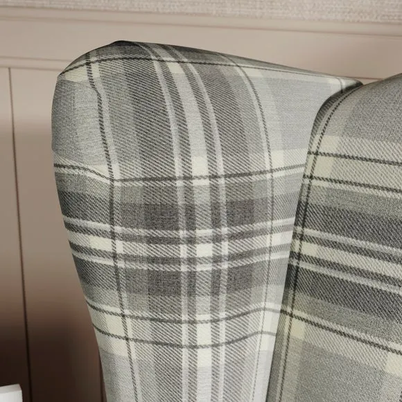 Charnwood Check Grande Armchair 4